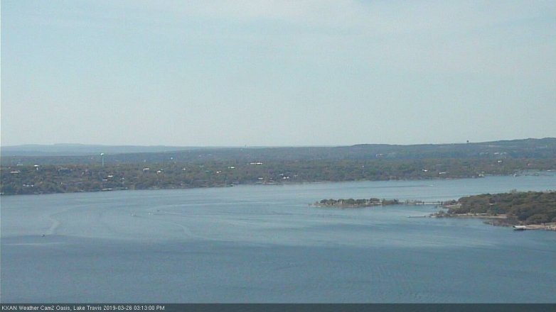 Lake Travis webcam, March 26, 2019 2:15 PM CT