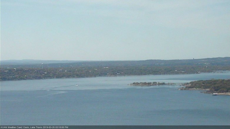 Lake Travis webcam, March 26, 2019 2:20 PM CT