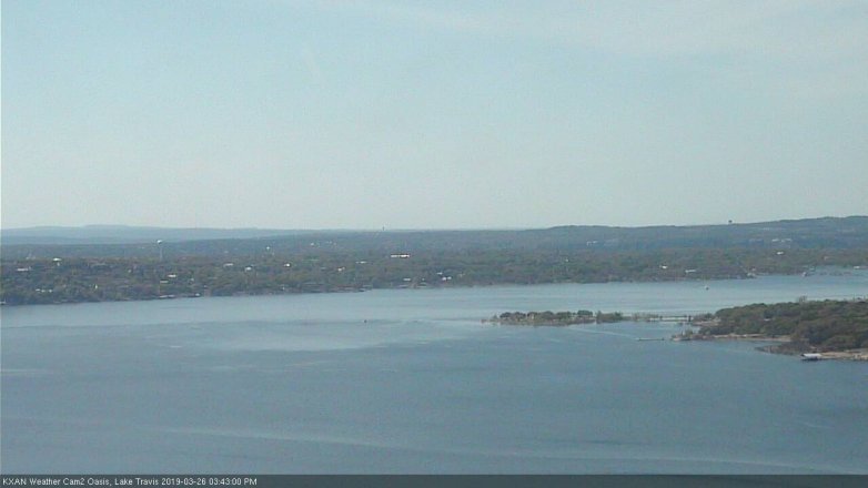 Lake Travis webcam, March 26, 2019 2:45 PM CT