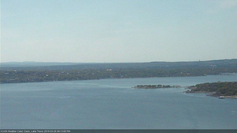 Lake Travis webcam, March 26, 2019 3:15 PM CT