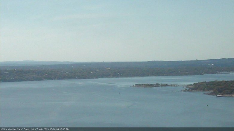 Lake Travis webcam, March 26, 2019 3:35 PM CT