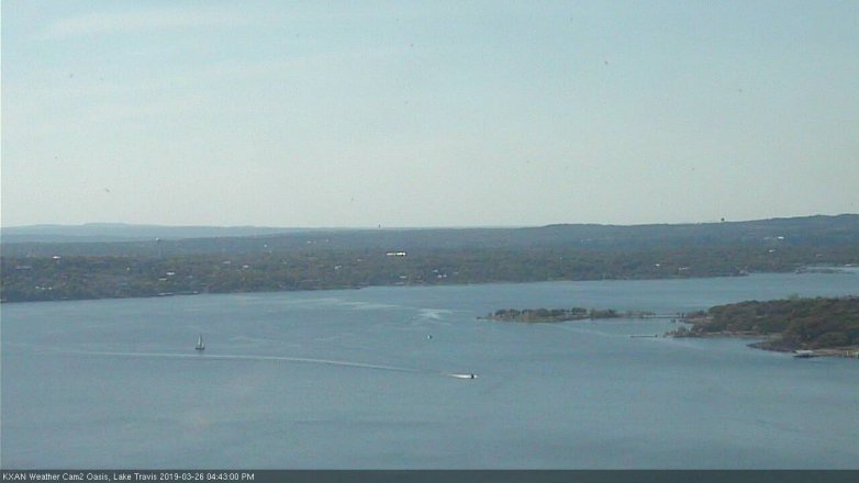 Lake Travis webcam, March 26, 2019 3:45 PM CT