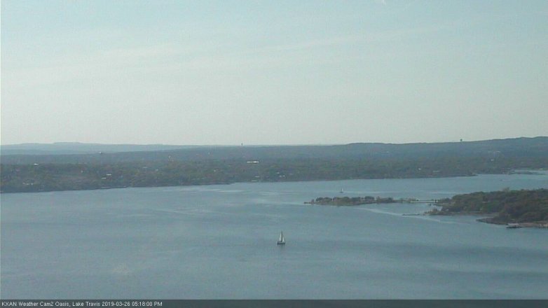 Lake Travis webcam, March 26, 2019 4:20 PM CT