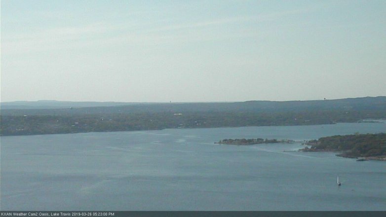 Lake Travis webcam, March 26, 2019 4:25 PM CT