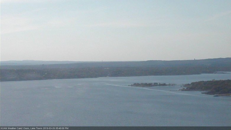 Lake Travis webcam, March 26, 2019 4:50 PM CT