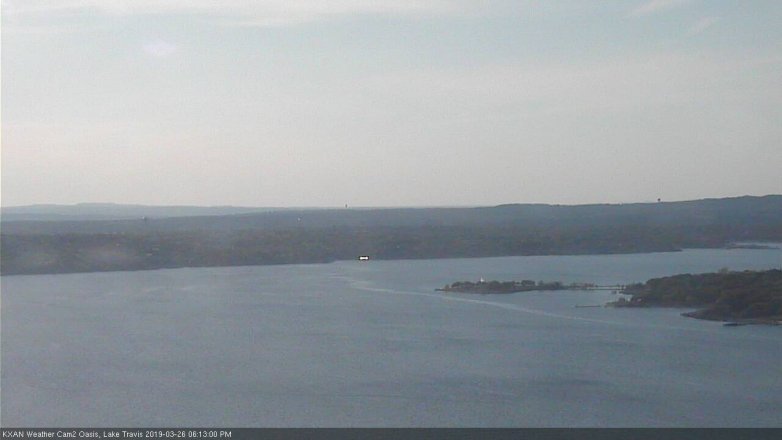Lake Travis webcam, March 26, 2019 5:15 PM CT