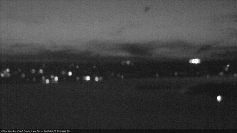 Lake Travis webcam, March 26, 2019 7:35 PM CT