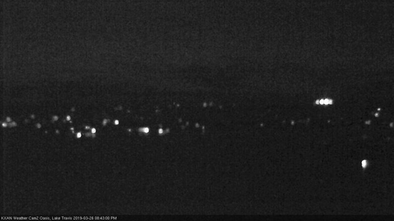Lake Travis webcam, March 26, 2019 7:45 PM CT