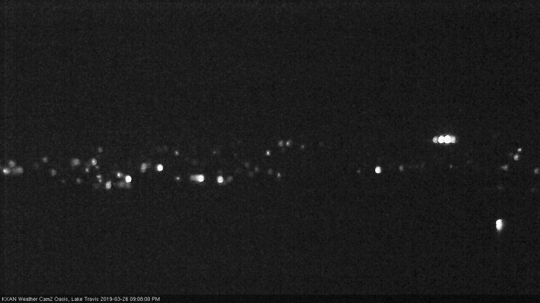 Lake Travis webcam, March 26, 2019 8:10 PM CT
