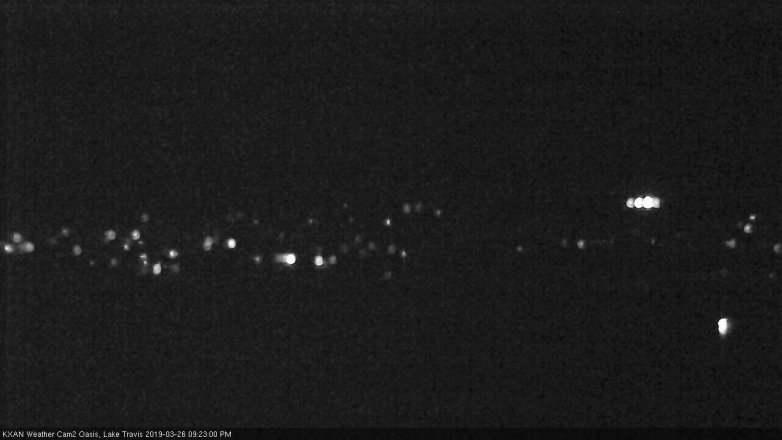 Lake Travis webcam, March 26, 2019 8:25 PM CT