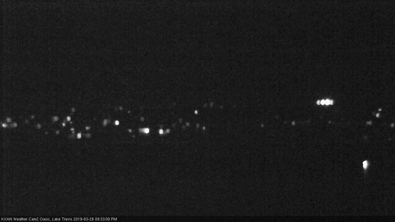 Lake Travis webcam, March 26, 2019 8:35 PM CT