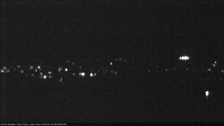 Lake Travis webcam, March 26, 2019 8:40 PM CT