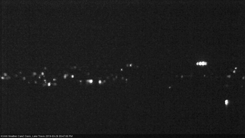 Lake Travis webcam, March 26, 2019 8:50 PM CT