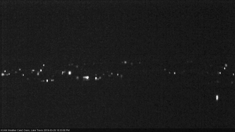 Lake Travis webcam, March 26, 2019 9:35 PM CT