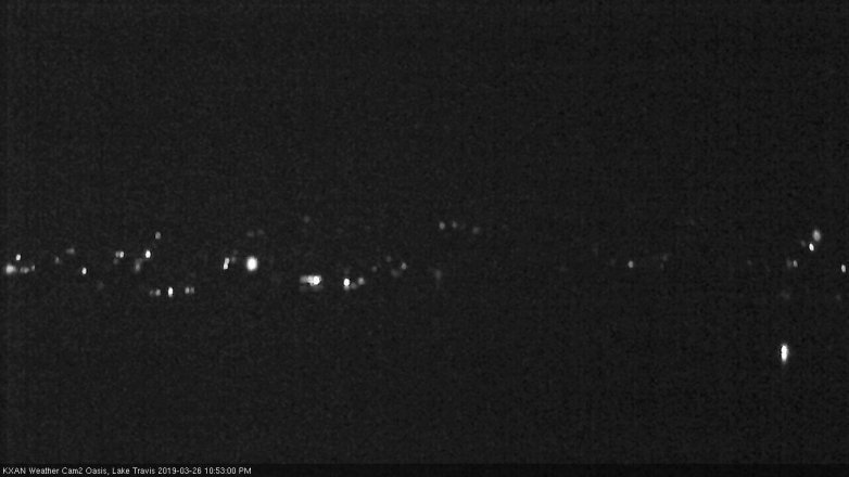 Lake Travis webcam, March 26, 2019 9:55 PM CT