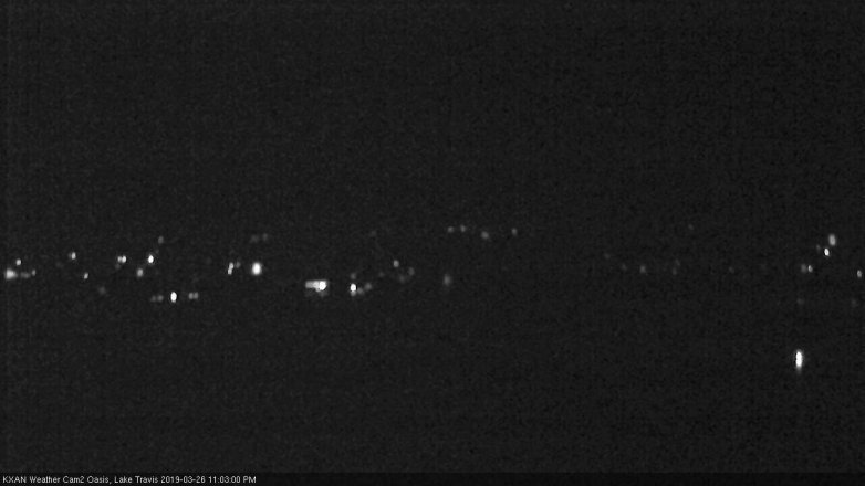 Lake Travis webcam, March 26, 2019 10:05 PM CT