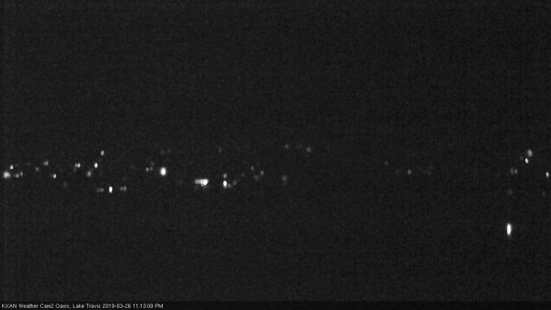 Lake Travis webcam, March 26, 2019 10:15 PM CT
