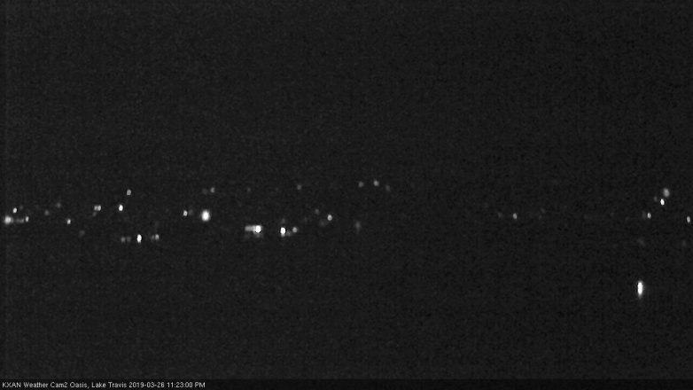 Lake Travis webcam, March 26, 2019 10:25 PM CT