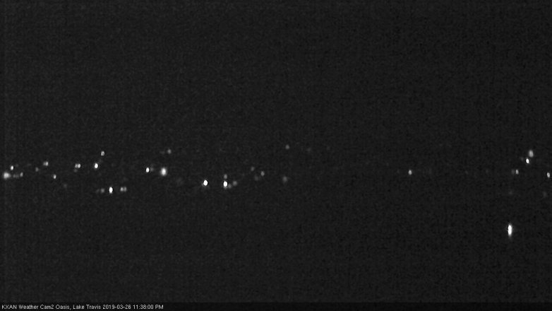 Lake Travis webcam, March 26, 2019 10:40 PM CT