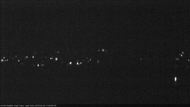 Lake Travis webcam, March 26, 2019 10:45 PM CT