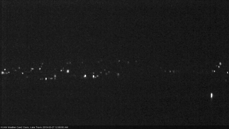 Lake Travis webcam, March 26, 2019 11:10 PM CT