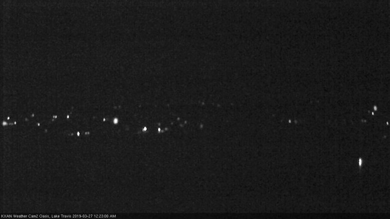 Lake Travis webcam, March 26, 2019 11:25 PM CT