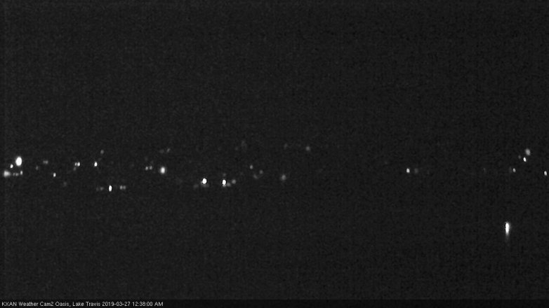 Lake Travis webcam, March 26, 2019 11:40 PM CT