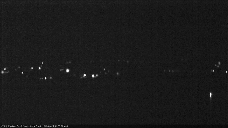 Lake Travis webcam, March 26, 2019 11:55 PM CT
