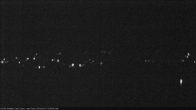 Lake Travis webcam, March 26, 2019 12:00 AM CT