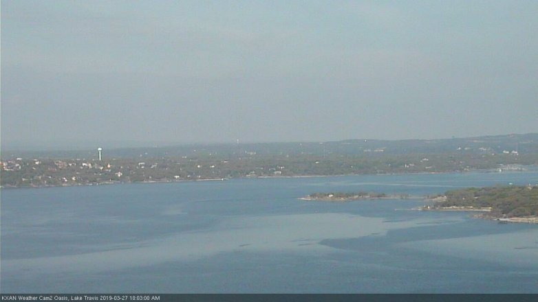 Lake Travis webcam, March 27, 2019 9:05 AM CT