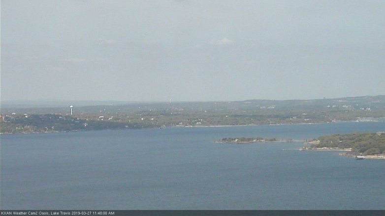Lake Travis webcam, March 27, 2019 10:50 AM CT