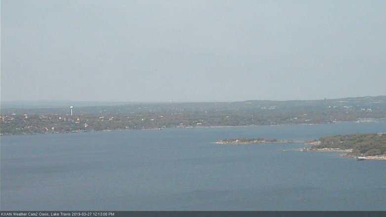 Lake Travis webcam, March 27, 2019 11:15 AM CT