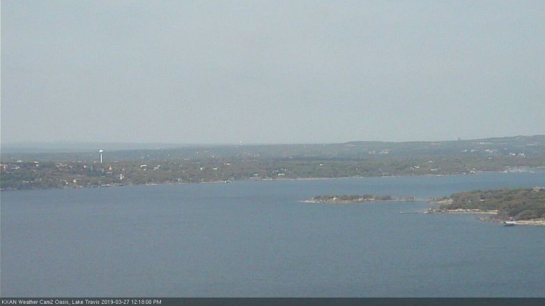 Lake Travis webcam, March 27, 2019 11:20 AM CT