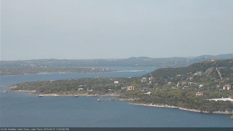 Lake Travis webcam, March 27, 2019 11:55 AM CT