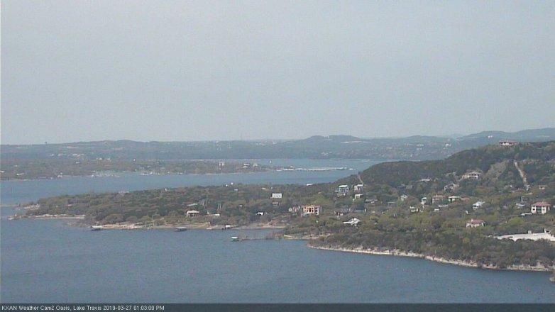 Lake Travis webcam, March 27, 2019 12:05 PM CT