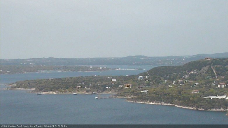 Lake Travis webcam, March 27, 2019 12:10 PM CT