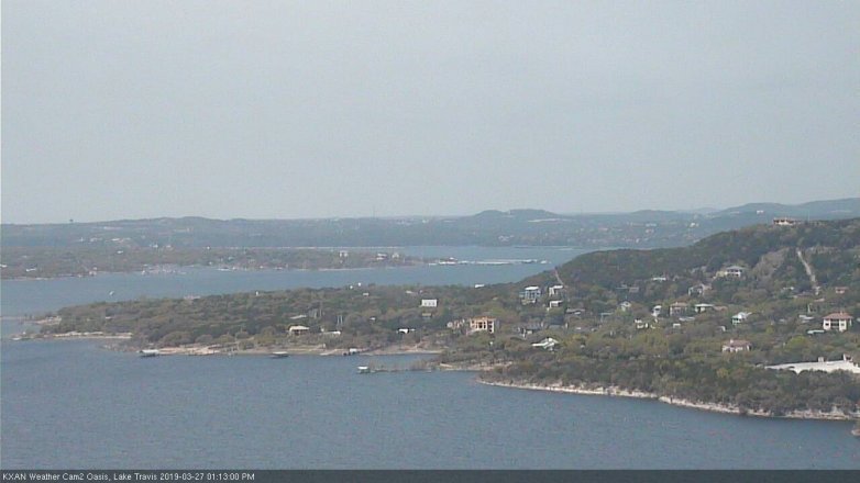 Lake Travis webcam, March 27, 2019 12:15 PM CT