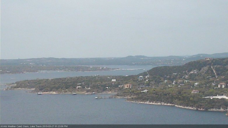Lake Travis webcam, March 27, 2019 12:25 PM CT