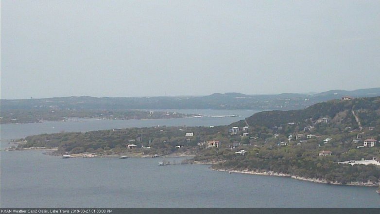 Lake Travis webcam, March 27, 2019 12:35 PM CT