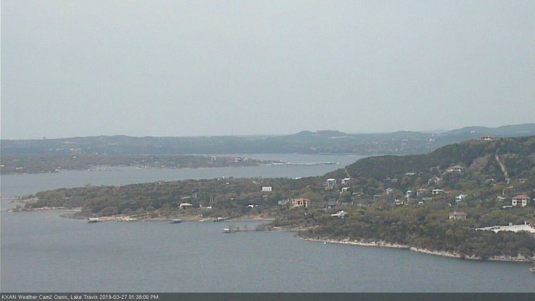 Lake Travis webcam, March 27, 2019 12:40 PM CT