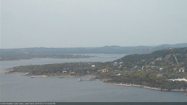 Lake Travis webcam, March 27, 2019 12:45 PM CT