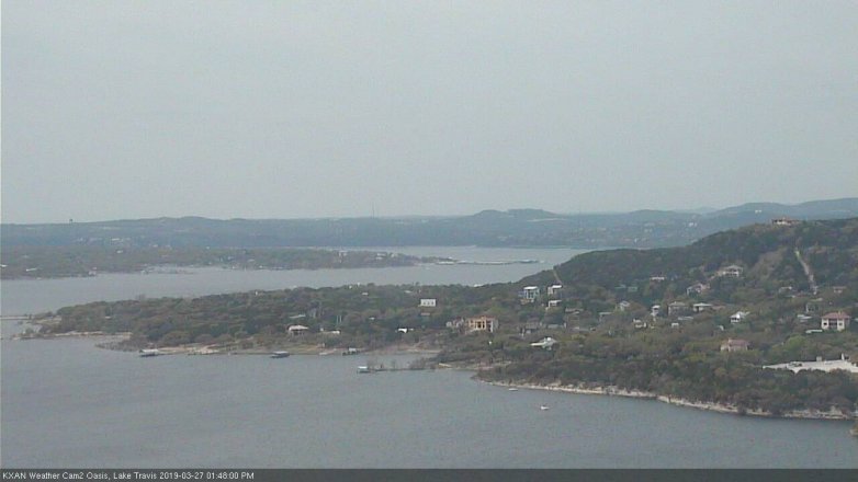 Lake Travis webcam, March 27, 2019 12:50 PM CT