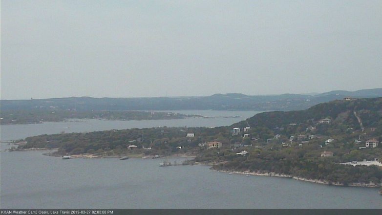 Lake Travis webcam, March 27, 2019 1:05 PM CT