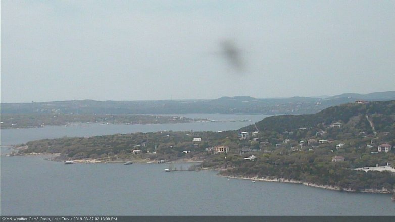 Lake Travis webcam, March 27, 2019 1:15 PM CT