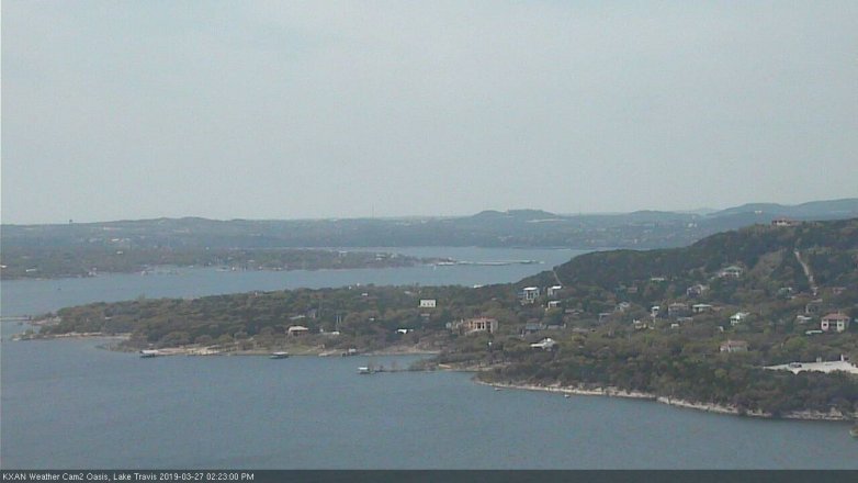 Lake Travis webcam, March 27, 2019 1:25 PM CT