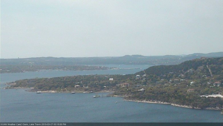 Lake Travis webcam, March 27, 2019 2:20 PM CT