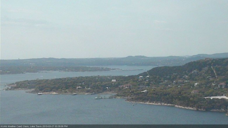 Lake Travis webcam, March 27, 2019 2:40 PM CT