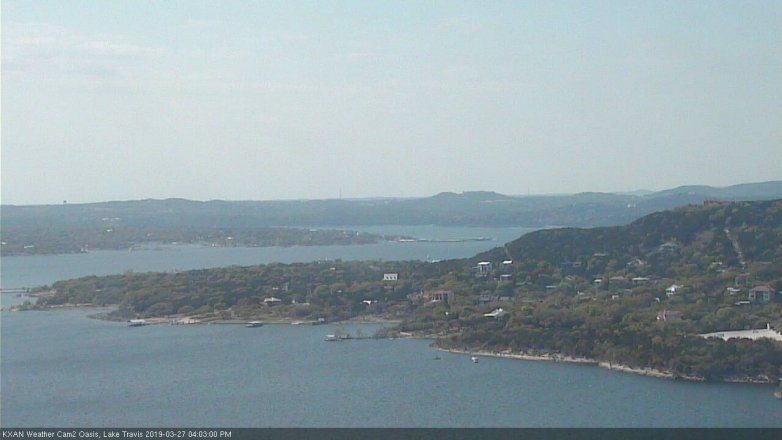 Lake Travis webcam, March 27, 2019 3:05 PM CT