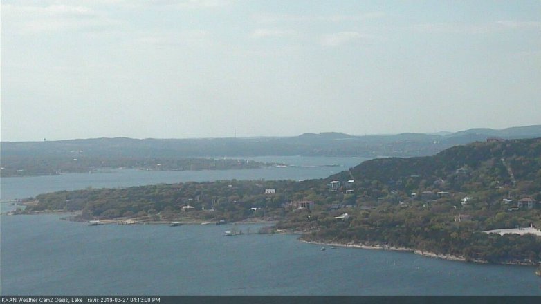 Lake Travis webcam, March 27, 2019 3:15 PM CT