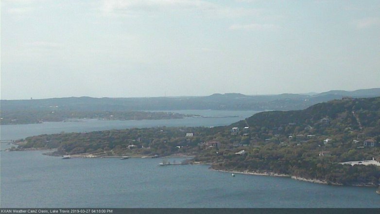 Lake Travis webcam, March 27, 2019 3:20 PM CT